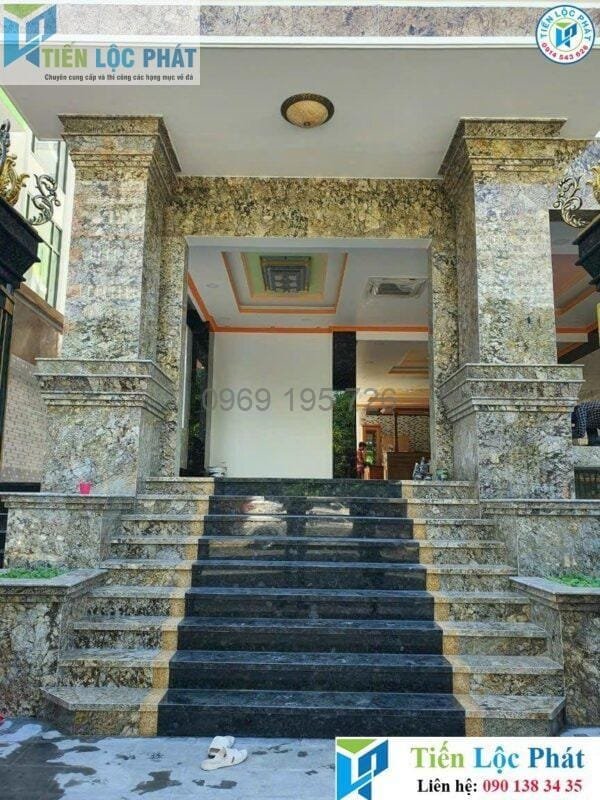 Thi công đá bậc cấp