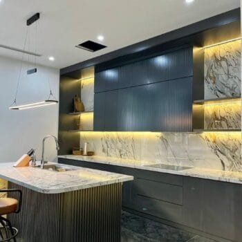 Thi công đá bếp