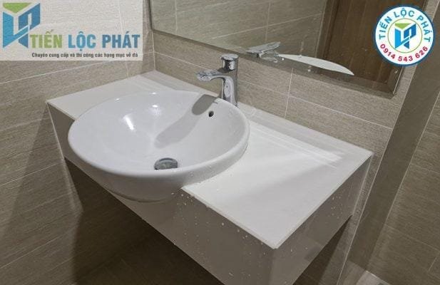 Đá granite trắng nung kết