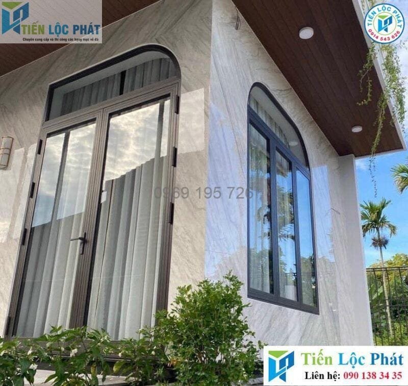 Thi công đá mặt tiền