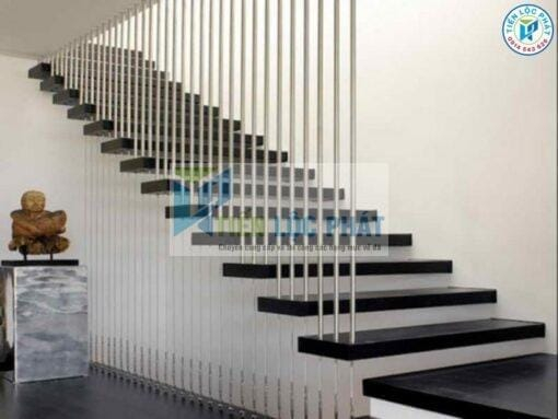 Cầu thang đá sân vườn đen Cầu thang đá sân vườn đen