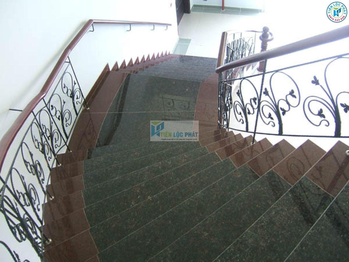 Đá granite ốp cầu thang đẹp Đá granite ốp cầu thang