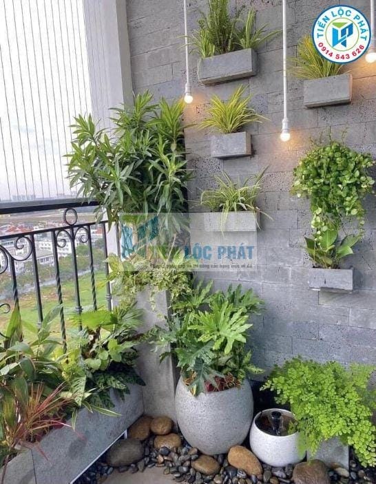 da ong xam op tuong ban cong Đá ong xám ốp ban công