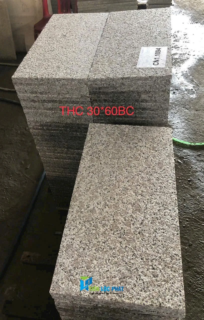 Đá tím hoa cà Bình Định 30x60 lát sân vườn