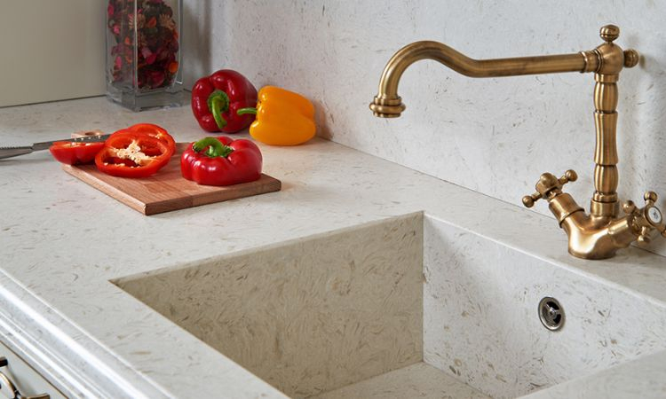 Bồn rửa chén bằng đá nhân tạo