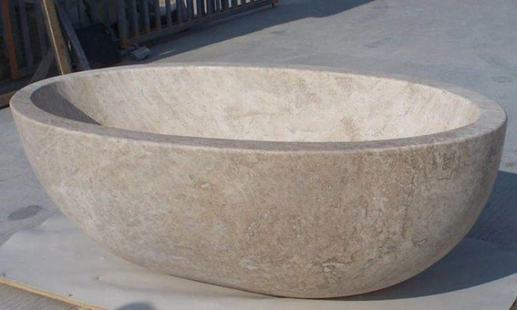 Bồn Tắm Đá Travertine