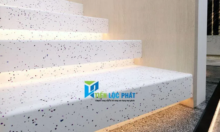 Các bước làm sạch cầu thang đá mài