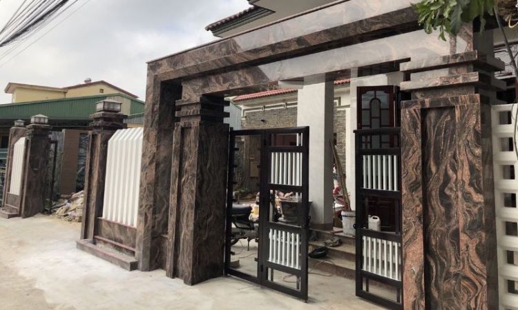 đá ốp trụ cổng