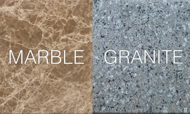 So sánh đá cẩm thạch và đá sân vườn