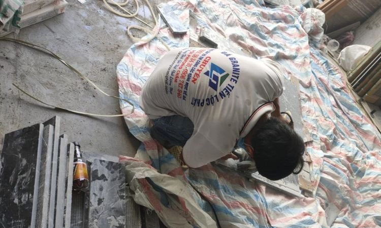 thi công đá sân vườn