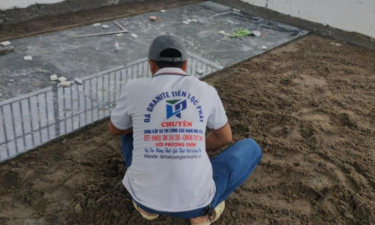 thi công đá sân vườn