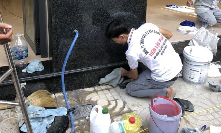 Quy trình thi công đá hoa cương