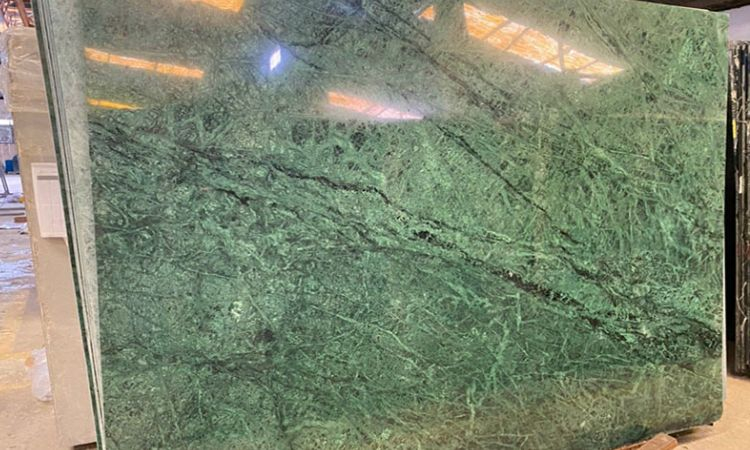 đá sân vườn xanh cẩm thạch