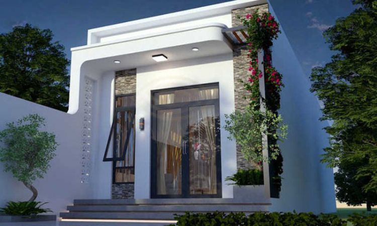 Kỹ thuật đắp mặt tiền nhà cấp 4 nhà ống