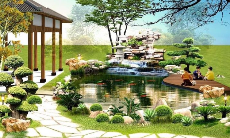 cảnh quan sân vườn