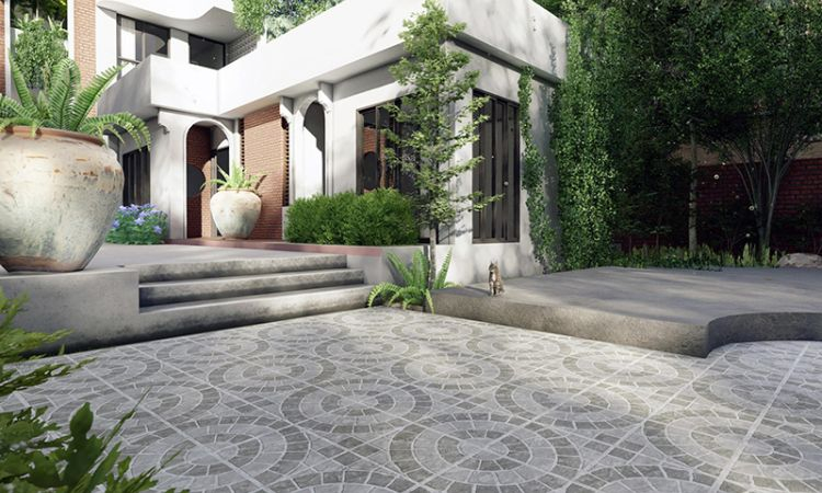 gạch lát sân vườn thanh lý giá rẻ