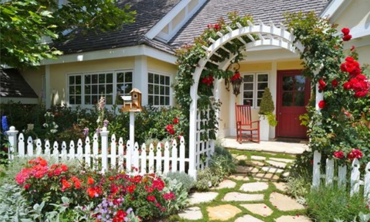 Sân vườn phong cách Cottage