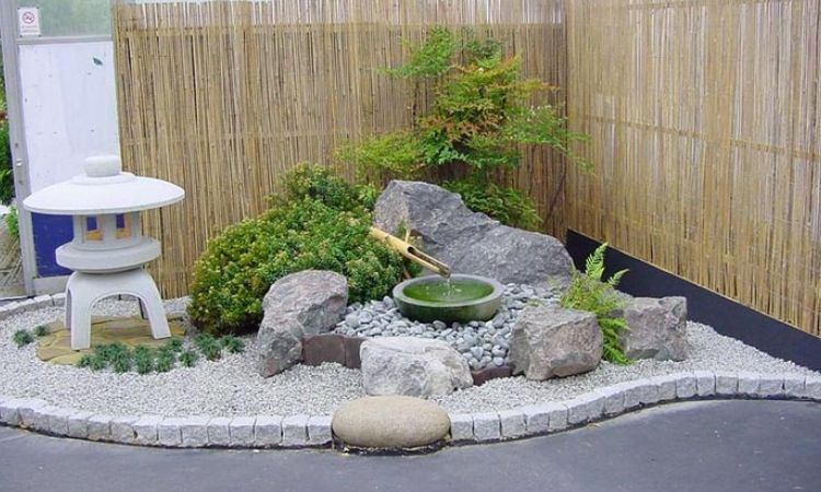 tiểu cảnh sân vườn mini